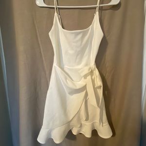 NEVER WORN WHITE WRAP DRESS